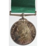 Volunteer Force LSGC Medal QV to (Sergt John Partington 8th L.R.V.Enrdld Feby 15th 1861).