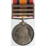 QSA with bars CC/OFS/Tr named (1811 Pte A Robinson Gren Guards). Served with 3d Bn. With original