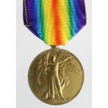 Victory Medal to 15071 Pte B W Cuthbert Essex Regt. Killed In Action 3/7/1916 with the 9th Bn.