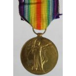 Victory Medal to S-5159 Pte J Britten Rifle Brigade. Killed In Action 1st July 1916 (1st Day