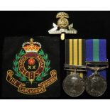 Africa General Service Medal QE2 with Kenya clasp (22783145 Fus H Taylor L.F.) and GSM QE2 with