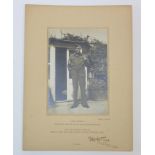 Home Guard Suffolk Soldiers Photo (Old soldiers never die this one is getting darned old) signed The
