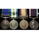 Group - CSM QE2 with Northern Ireland clasp (Cpl K J Wright (S8001880) RAF), South Atlantic Medal