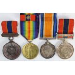 BWM & Victory Medals to (65952 Pte H Gregson Liverpool Regt). National Fire Brigades Assn LSM in