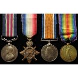 Military Medal group - MM (96548 Sapr O C Clarke 171/T'LG: Co RE) with 1915 Star Trio (96548 Spr O C