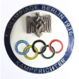 German Olympic Games 1936 badge.