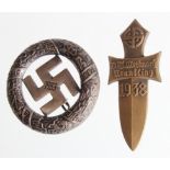German WW2 Lapel badges selection inc scarcer types.