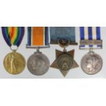 Wateridge family medals, Egypt Medal 1882 undated with clasp Suakin 1885 (5788 Pte J Wateridge 2/