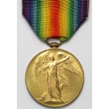 WW1 Victory Medal to Rev Ralph Street, lived Skegness, Lincs.