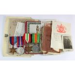 WW2 medal group of 4 to 1647769 W/BDR. F E Holland LAA, Royal Artillery. Comes with a good selection