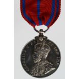 Coronation (Police) Medal 1911 with Metropolitan Police reverse (PC E. Hollingsworth).