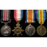 Military Medal group - MM (16011 L.Cpl J S Griffiths 7/Leic R), 1915 Star Trio (16011 Pte J S