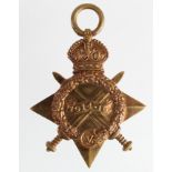 1915 Star to 17144 Pte W H Jones Cheshire Regt. Died of Wounds 30/1/1919, side effects of being