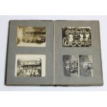 WW1 Nurses photo album with 43 photos some loose many of wounded soldiers and nurses. Written in