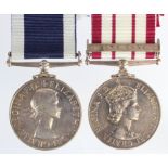 Naval General Service Medal QE2 with Near East clasp (P/MX.919169 T J Cornwall L.CK.(S) RN), Naval
