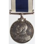 Naval LSGC Medal GV (364902 D Friggieri O.S.1. HMS Pembroke). Born St Domenic, Malta.