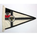 German WW1 small Kriegsmarine naval pennant.