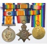 1914 Star Trio to 8227 Private R W Flintan RAMC comes with a medal box, named label, medal bars