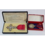 MBE (Civil) in Royal Mint case. With 1953 Coronation Medal in box of issue. (2)