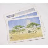 Rhodesian Forces set of 4 limited edition prints all numbered and signed by artist.