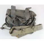 RAF 1925 Pattern equipment - Waist belt and Haversack, unissued and dated 1927. (2 items)