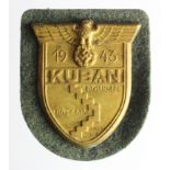 German 1943 Kuban arm Shield.