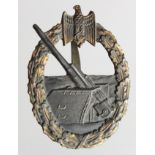 German Coastal Artillery war badge