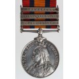 QSA with bars Trans/OFS/CC named (28802 Tpr J Butterworth 24th Coy Imp Yeo). Also entitled to the