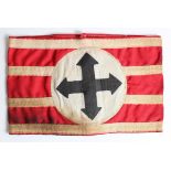 German Axis a Hungarian Iron Cross movement armband