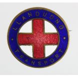 Badge - Llandudno Transport (prob. WW1 period). Maker C.W Forfar, Jewellers, Llandudno