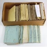 WW1 German letters and ephemera mainly spanning 1914-18 including service letters from the Western