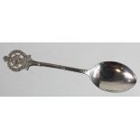 Rifle Brigade silver Prize spoon marked on the back R.B.A. Team Competition, Winchester Branch, 1955