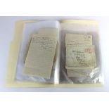 WW1 original letters/envelopes written by 59099 Dvr James B. Burn 26th Bde RFA. The 1901 Census