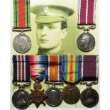 Military Medal group mounted as worn - MM (68280 Cpl C E Miller 50/BY RFA), 1914 Star and Bar