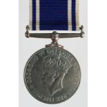 Police Long Service and Good Conduct Medal GVI (Sergt James H. Thomson.). With box of issue 'City of