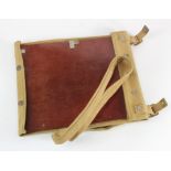 Scarce early WW2 British Army Map case, made from cotton/canvas instead of webbing. In good