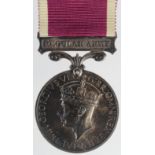 Regular Army LSGC Medal GVI to (3759529 W.O.CL.II. H Proven The Kings R). Small correction noted