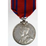Coronation (Police) Medal 1911 with London Fire Brigade reverse (Sub Off S. Simmons).