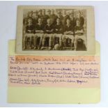 Football RP postcard Team Photo Cardiff City 1st Team 1920-21. Match played 18/9/1920 when Cardiff