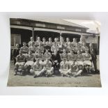 Birmingham City b&w press photo (10"x7") of full squad season 1947/47. Probably taken pre season, 30