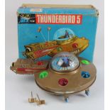 A JR 21 Thunderbird 5 battery operated Space Monitor toy, both antennas present, battery compartment