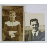 Football postcard RP circa 1912 of Jack Carr, Middlesborough. Also played for England. Sold with