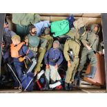 Action Man. A collection of figures / dolls, including Action Man, together with a quantity of