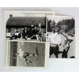 Football - Danny Blanchflower 5x7" and smaller hand signed photos (3)