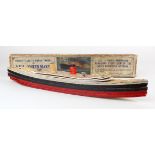 Chad Valley 'Take to Pieces' model of the R.M.S. Queen Mary ship, contained in original box,