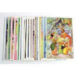 Nursery Rhymes, and Children, three sets of 6, Flora White, L.Steele and Rene Cloke series 53. (18