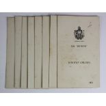 Orient Line S.S. "Orford" Norway Cruises 1931. Daily schedule booklets for holiday makers. (8