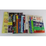 Football programmes - inc 17x Cup/European/International 1970's & 1980's. With 10x Cup and