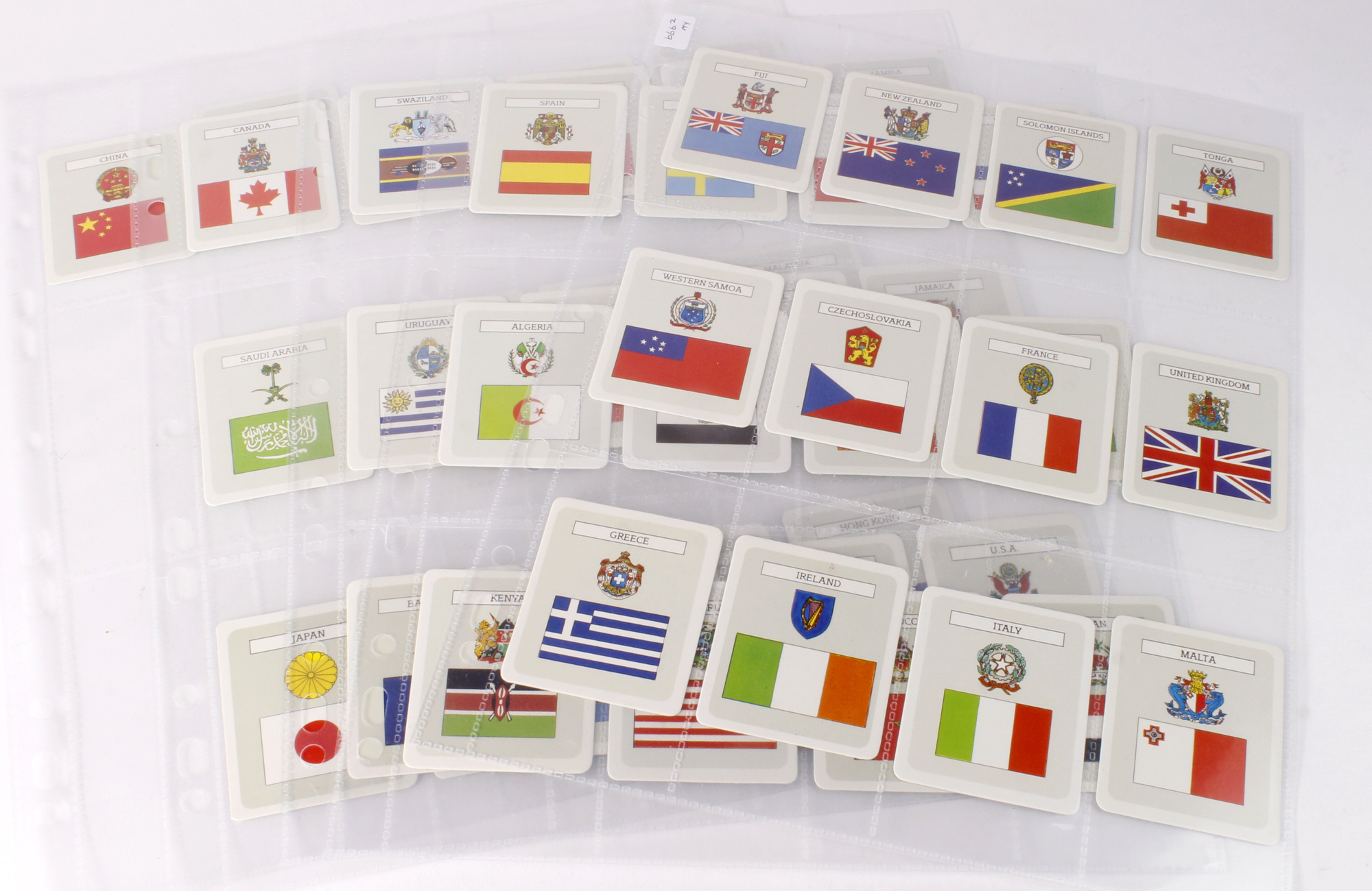 Rosella Lipton (Australia), Flags & International Coats of Arms, complete set in pages, issued in