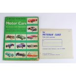 Golden Stamp Book 'Motor Cars' c1957/58 complete but tatty cover, plus The Veteran Cars Turn-Over